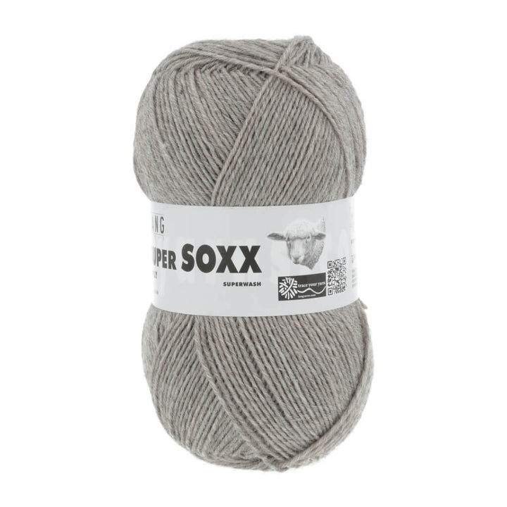 Lang Yarns Super Soxx 6-fach - 150g, Farbe 907.0096 Beige Mélange – Polyamid und Schurwolle bei Lieblingsgarn