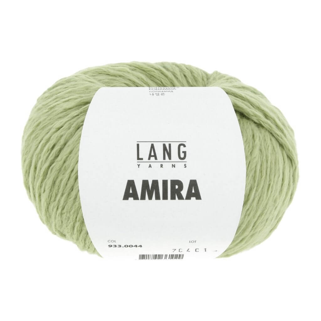 Lang Yarns Amira, Farbe 044 Lime – Baumwolle und Polyamid bei Lieblingsgarn