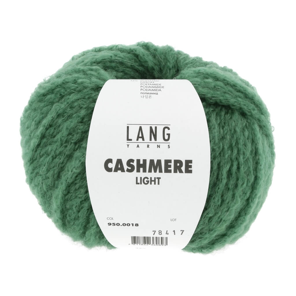 Lang Yarns Cashmere Light - 25g Kaschmir Wolle, Farbe 018 Dunkelgrün – Kaschmir und Polyamid bei Lieblingsgarn