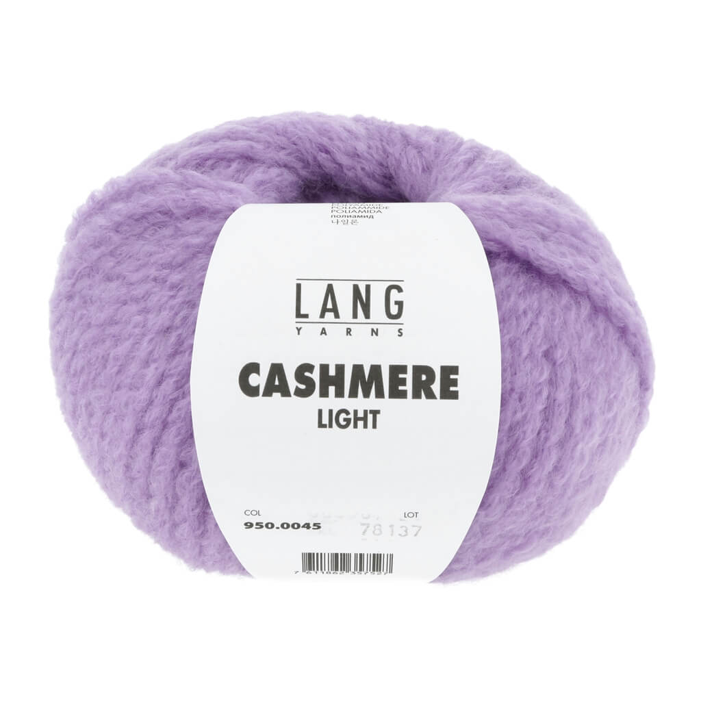 Lang Yarns Cashmere Light - 25g Kaschmir Wolle, Farbe 045 Lila – Kaschmir und Polyamid bei Lieblingsgarn