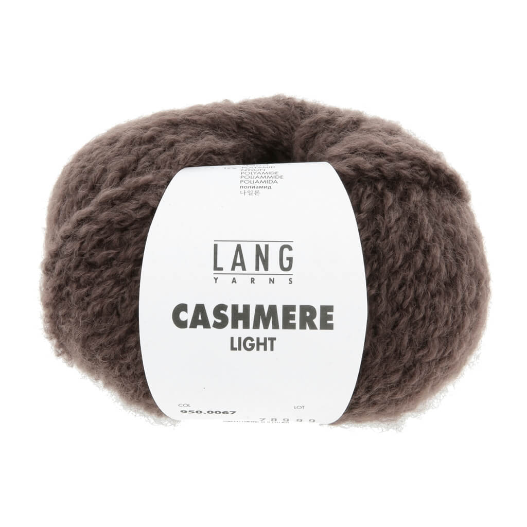 Lang Yarns Cashmere Light - 25g Kaschmir Wolle, Farbe 067 Choco – Kaschmir und Polyamid bei Lieblingsgarn