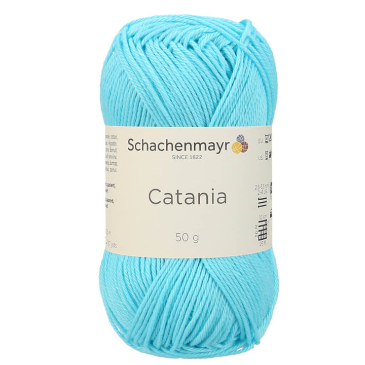 Schachenmayr Catania Originals - Baumwollgarn, Farbe 397 Türkis – Baumwolle bei Lieblingsgarn