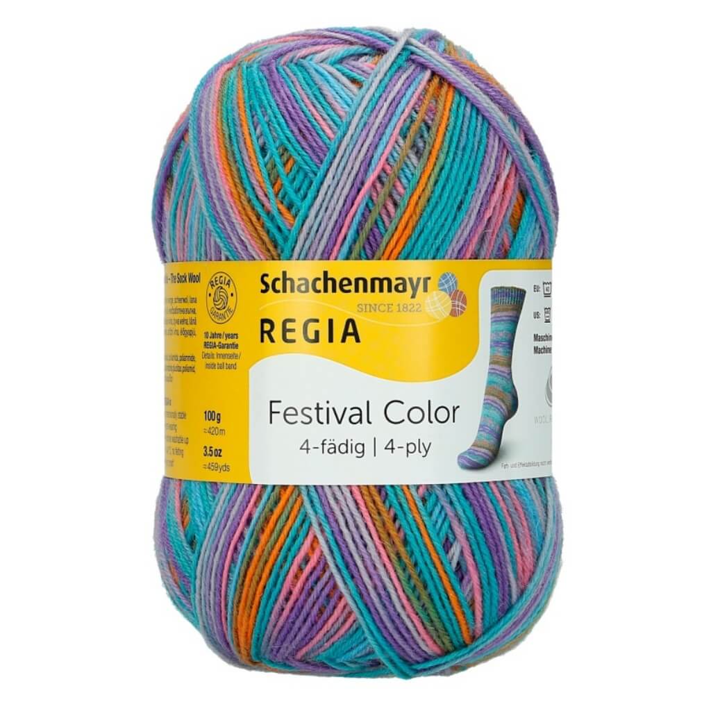 Schachenmayr Regia 4-Fädig Color 100g – Produktansicht, Polyamid und Schurwolle bei bei bei bei bei bei bei bei Lieblingsgarn