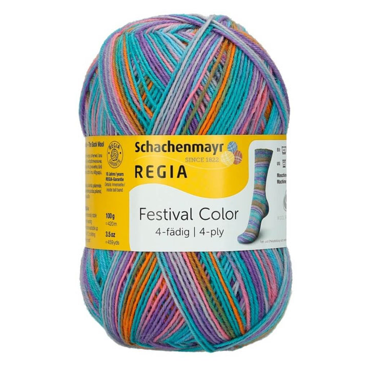 Schachenmayr Regia 4-Fädig Color 100g – Produktansicht, Polyamid und Schurwolle bei bei bei bei bei bei bei bei Lieblingsgarn