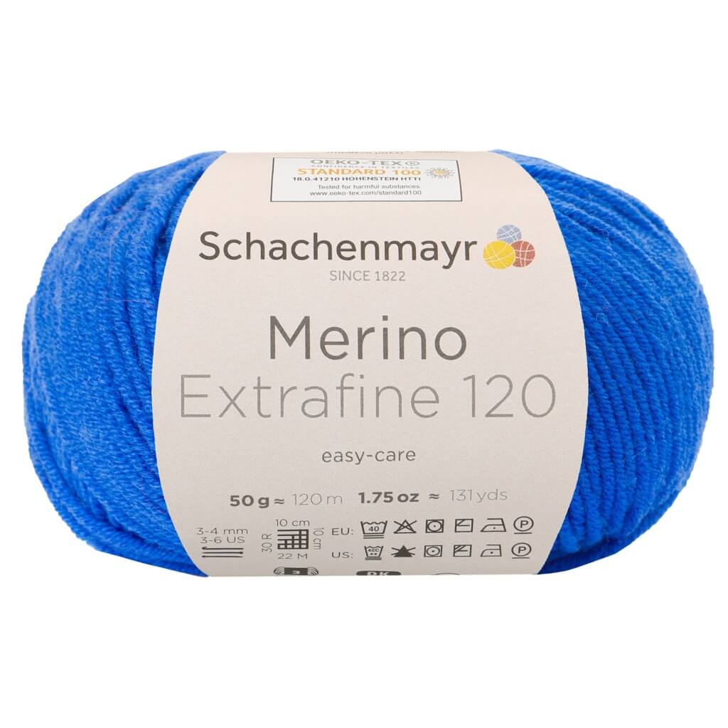 Schachenmayr Merino Extrafine 120 - Merinogarn, Farbe 151 Royal – Merino und Schurwolle bei Lieblingsgarn