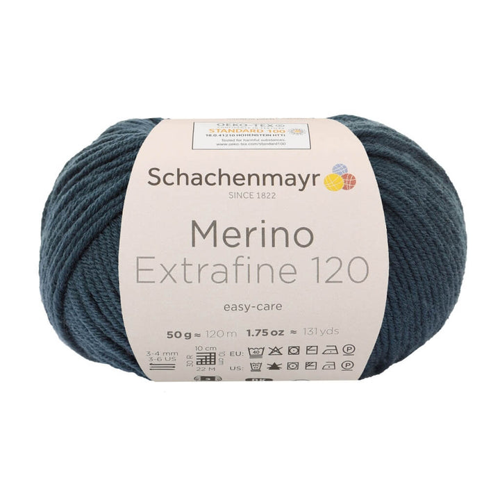 Schachenmayr Merino Extrafine 120 - Merinogarn, Farbe 178 Graugrün – Merino und Schurwolle bei Lieblingsgarn