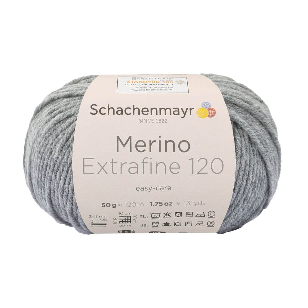 Schachenmayr Merino Extrafine 120 - Merinogarn, Farbe 191 Flanell Meliert – Merino und Schurwolle bei Lieblingsgarn