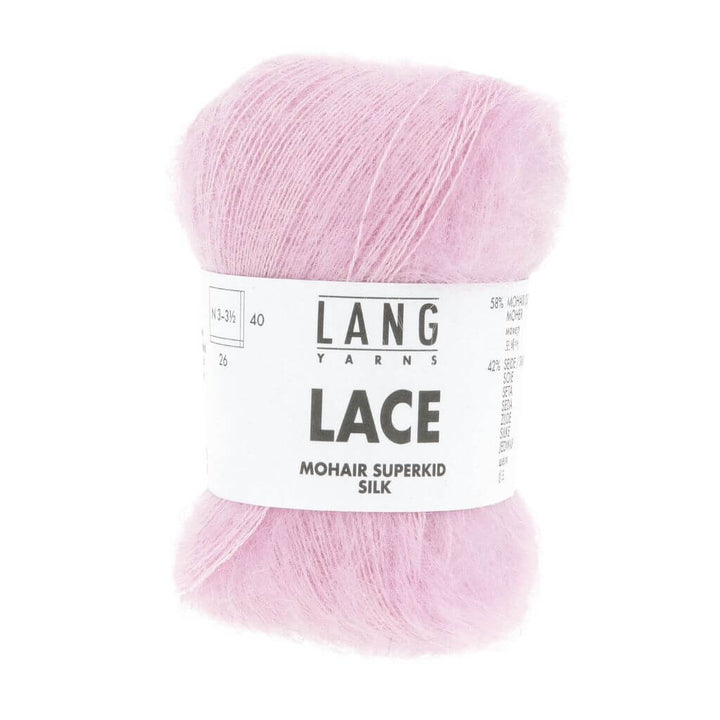 Lang Yarns Lace - 25g Mohair Wolle, Farbe 019 Orchidee – Mohair und Seide bei Lieblingsgarn
