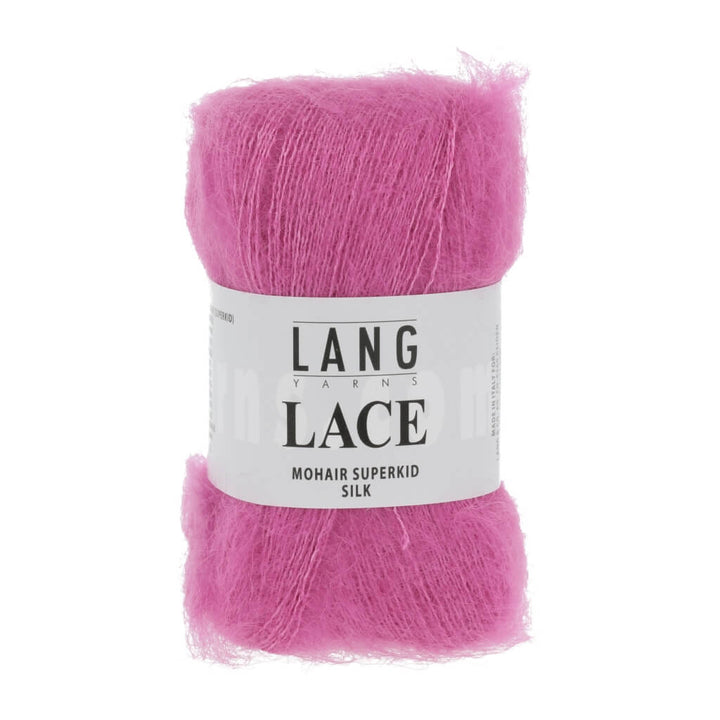 Lang Yarns Lace - 25g Mohair Wolle, Farbe 992.0085 Pink – Mohair und Seide bei Lieblingsgarn