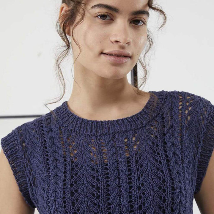 Lang Yarns Pullunder mit Lochmuster Strickanleitung - Lang Yarns (PDF) bei bei bei bei bei bei bei bei bei bei Lieblingsgarn