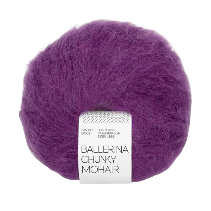 Sandnes Garn Ballerina Chunky Mohair, Farbe 5045 plum – Mohair, Schurwolle und Synthetik bei Lieblingsgarn
