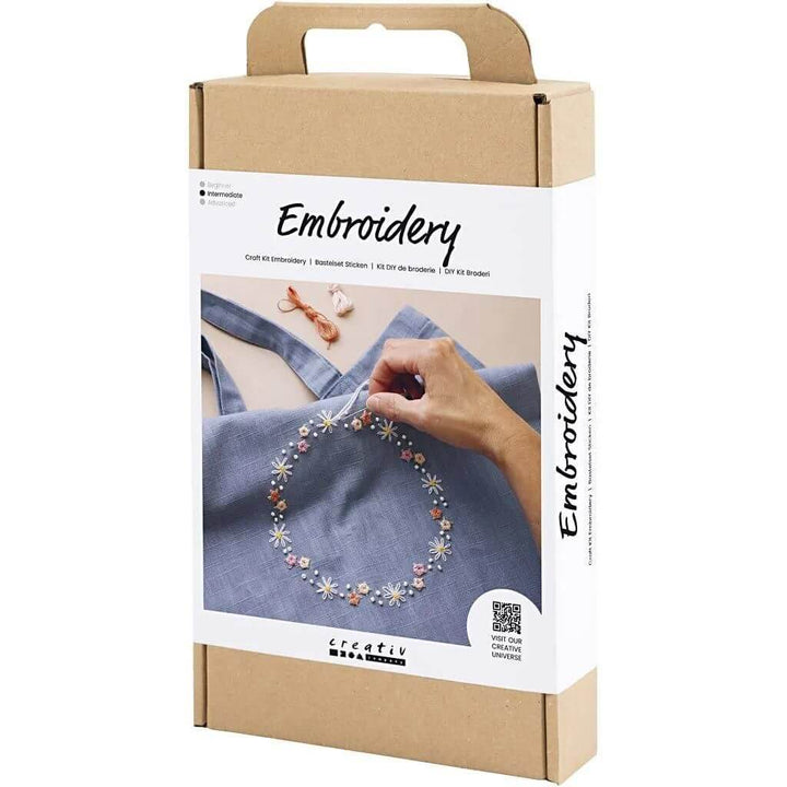 Creativ Company Stickset Einkaufstasche Taubenblau bei bei bei bei bei bei bei bei bei bei bei Lieblingsgarn