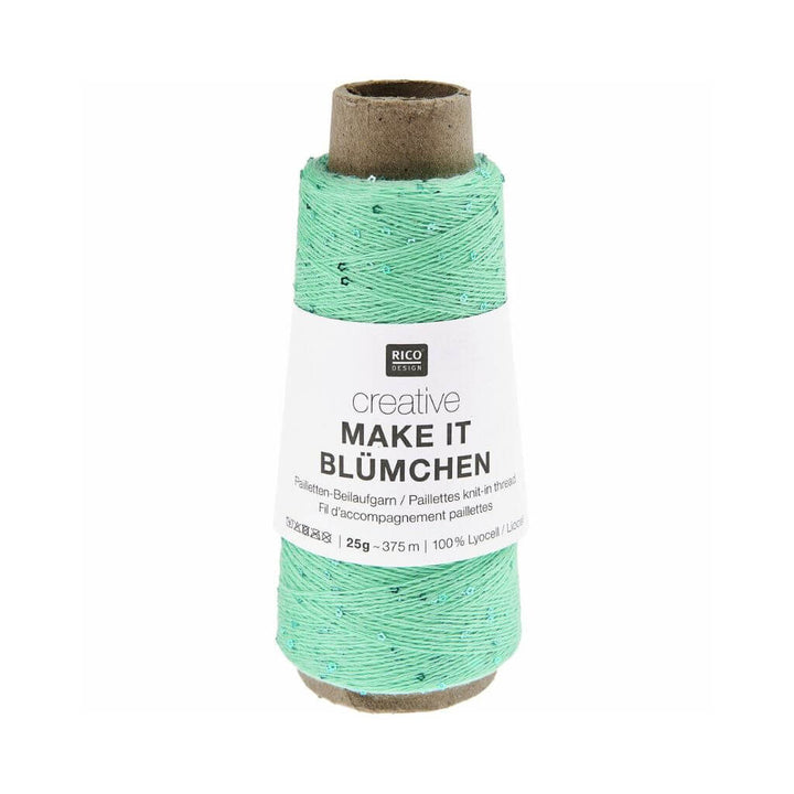 Rico Design Creative Make It Blümchen, Farbe 007 Türkis – Synthetik bei Lieblingsgarn