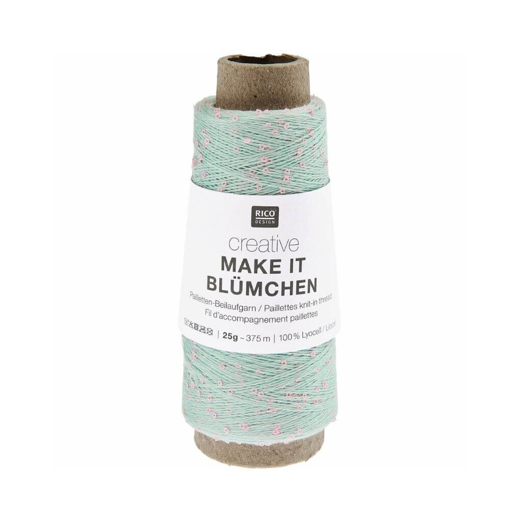 Rico Design Creative Make It Blümchen, Farbe 009 Hellblau – Synthetik bei Lieblingsgarn