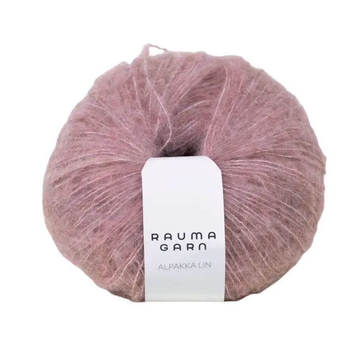 Rauma Alpakka Lin, Farbe 1338 Pudderrosa – Alpaka, Leinen und Schurwolle bei Lieblingsgarn