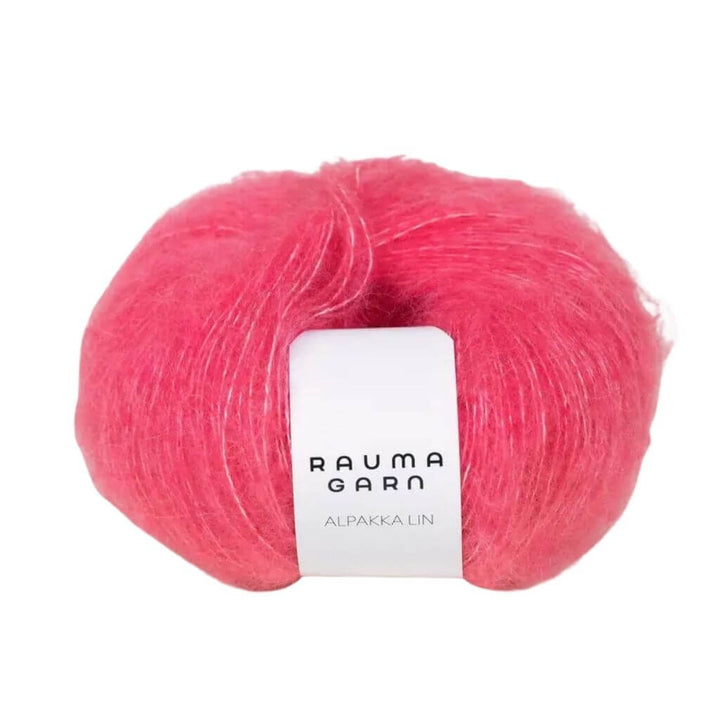 Rauma Alpakka Lin, Farbe 1366 Flamingorosa – Alpaka, Leinen und Schurwolle bei Lieblingsgarn