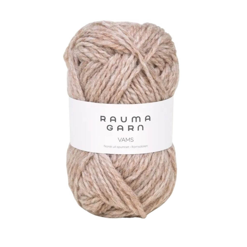 Rauma Vams, Farbe 006 Beige Melert – Schurwolle bei Lieblingsgarn