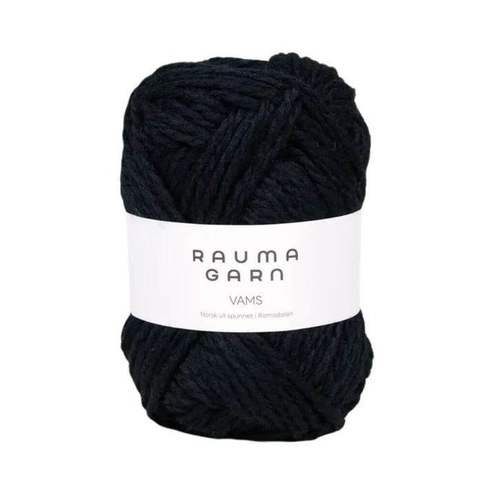 Rauma Vams, Farbe 036 Svart – Schurwolle bei Lieblingsgarn