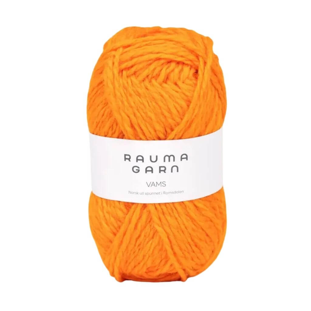 Rauma Vams, Farbe 043 Oransje – Schurwolle bei Lieblingsgarn
