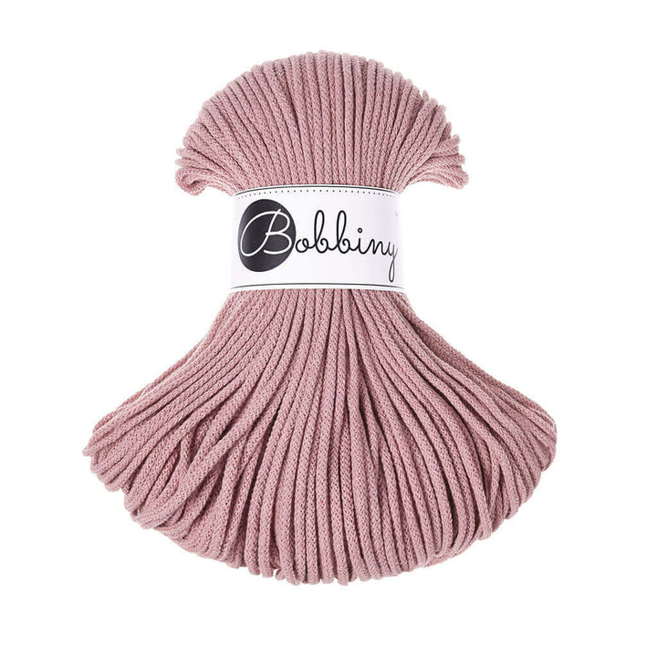 Bobbiny Kordel Junior 3mm x 100 m, Farbe Blush – Baumwolle bei Lieblingsgarn