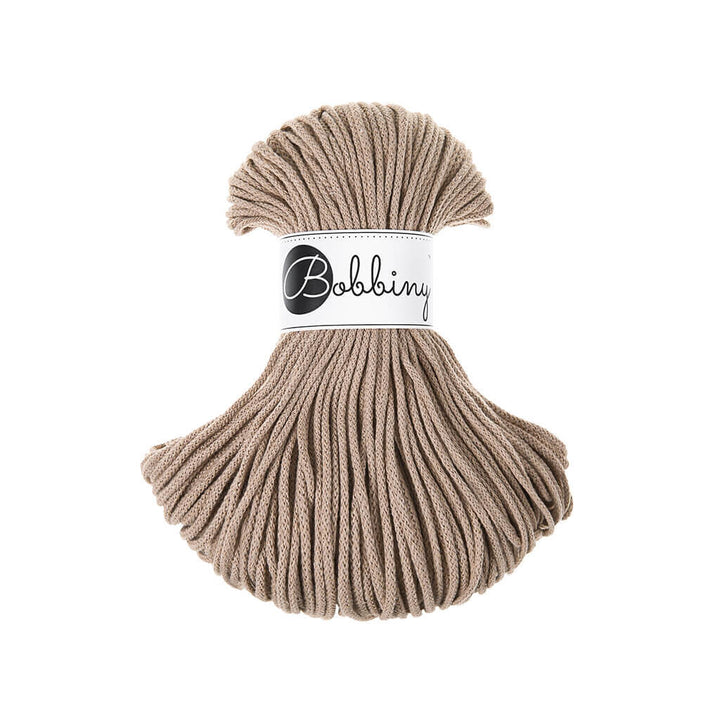 Bobbiny Kordel Junior 3mm x 100 m, Farbe Sand – Baumwolle bei Lieblingsgarn