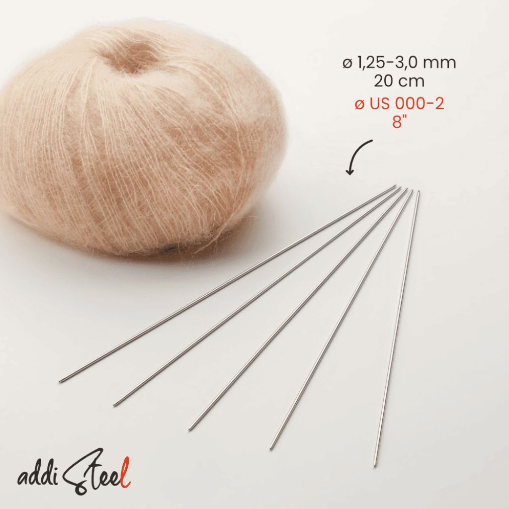 Addi addiSteel Nadelspiel - 150-2 bei bei bei bei bei bei bei bei bei bei bei bei bei bei bei bei Lieblingsgarn