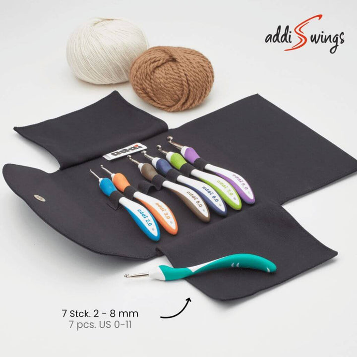 Addi addiSwing Häkelnadel-Set im Etui - 640-2 bei bei bei bei bei bei bei bei bei bei bei bei bei Lieblingsgarn