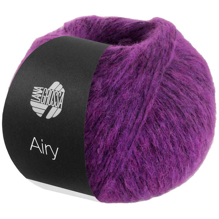 Lana Grossa Airy, Farbe 15 Violett – Alpaka, Baumwolle und Schurwolle bei Lieblingsgarn