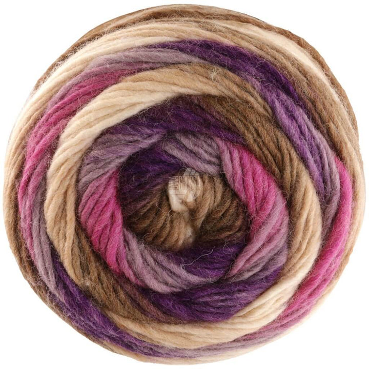 Lana Grossa 4 - Dunkelpink/Grau/Dunkelviolett/Umbra/Taupe/Hellbeige Lana Grossa Aktion Colorato bei bei bei Lieblingsgarn