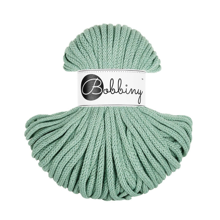 Bobbiny Premium Kordel 5 mm x 50 m, Farbe Aloe – Baumwolle bei Lieblingsgarn