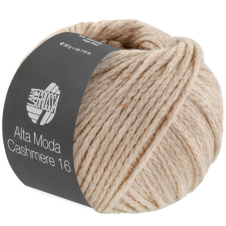 Lana Grossa Alta Moda Cashmere 16 50g, Farbe 76 Beige – Kaschmir, Merino und Polyamid bei Lieblingsgarn