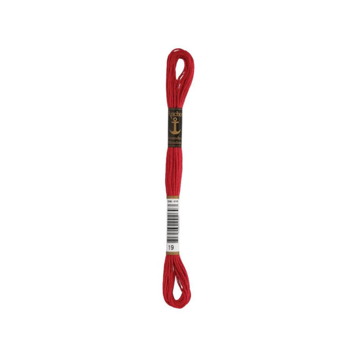 Anchor Sticktwist, Farbe 19 kaminrot – Baumwolle bei Lieblingsgarn