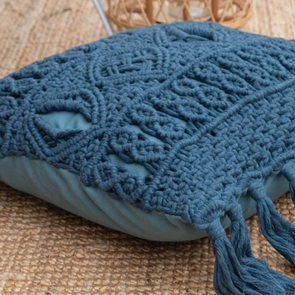 Durable Pattern Angel Falls Makramee Kissen Durable Rope (PDF) bei bei bei bei bei bei bei bei bei bei bei Lieblingsgarn