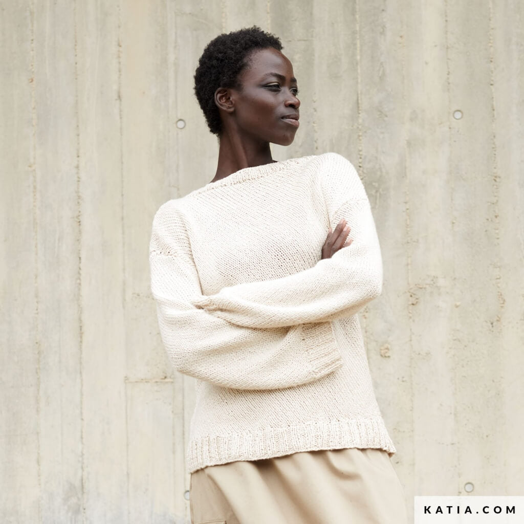 Katia Pullover mit U-Boot-Ausschnitt Strickanleitung - Katia (Heft) bei bei bei bei bei bei bei bei bei bei Lieblingsgarn