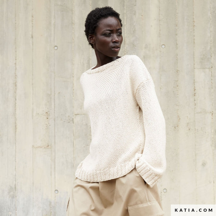 Katia Pullover mit U-Boot-Ausschnitt Strickanleitung - Katia (Heft) bei bei bei bei bei bei bei bei bei bei Lieblingsgarn