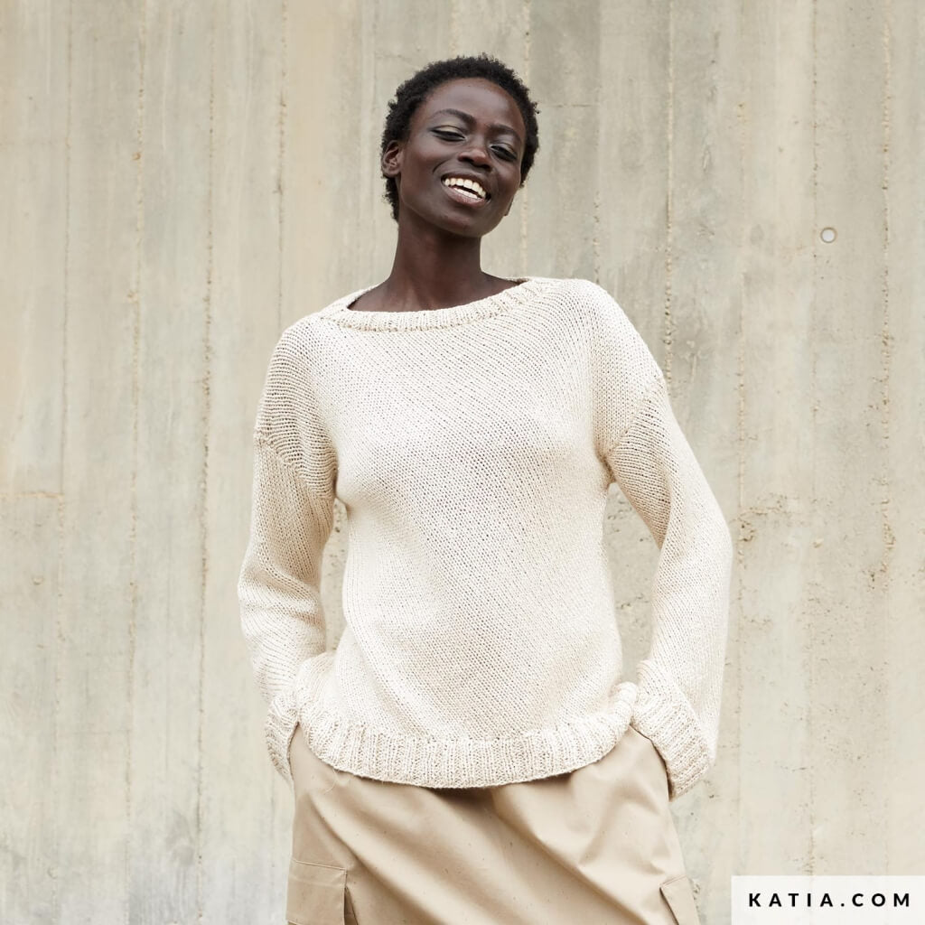 Katia Pullover mit U-Boot-Ausschnitt Strickanleitung - Katia (Heft) bei bei bei bei bei bei bei bei bei bei Lieblingsgarn