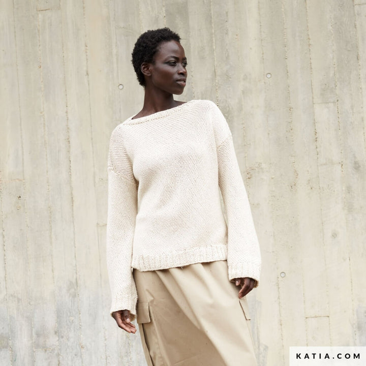 Katia Pullover mit U-Boot-Ausschnitt Strickanleitung - Katia (Heft) bei bei bei bei bei bei bei bei bei bei Lieblingsgarn