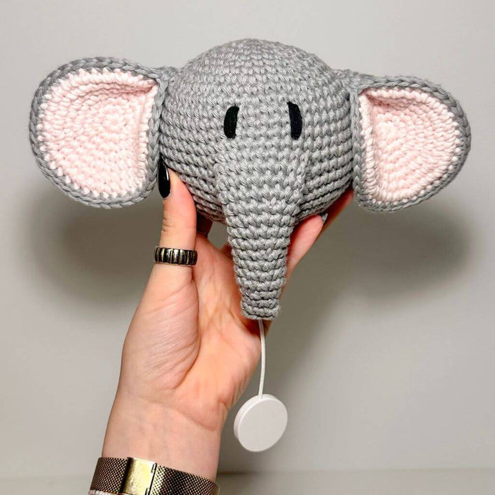 AO Design Pattern Spieluhr Elefant Häkelanleitung - AO Design (PDF) bei bei bei bei bei bei bei bei bei bei Lieblingsgarn