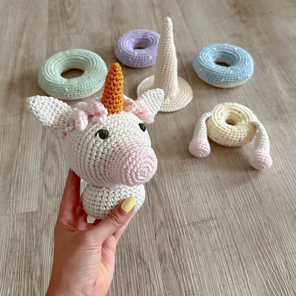 AO Design Pattern Stapelturm Einhorn Häkelanleitung - AO Design (PDF) bei bei bei bei bei bei bei bei bei bei Lieblingsgarn