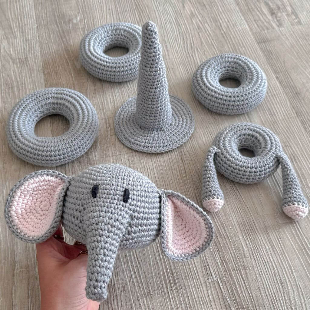 AO Design Pattern Stapelturm Elefant Häkelanleitung - AO Design (PDF) bei bei bei bei bei bei bei bei bei bei Lieblingsgarn