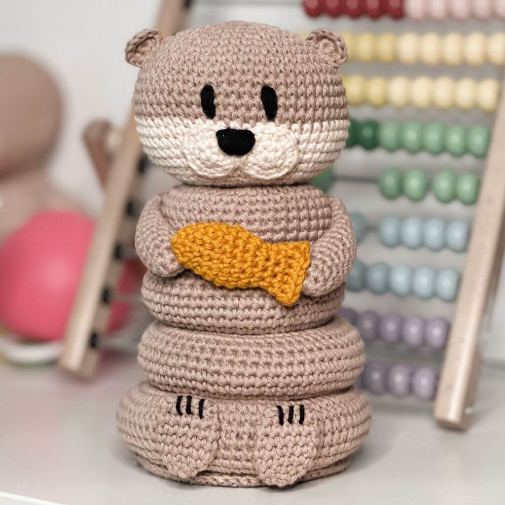 AO Design Pattern Stapelturm Otter Häkelanleitung - AO Design (PDF) bei bei bei bei bei bei bei bei bei bei Lieblingsgarn
