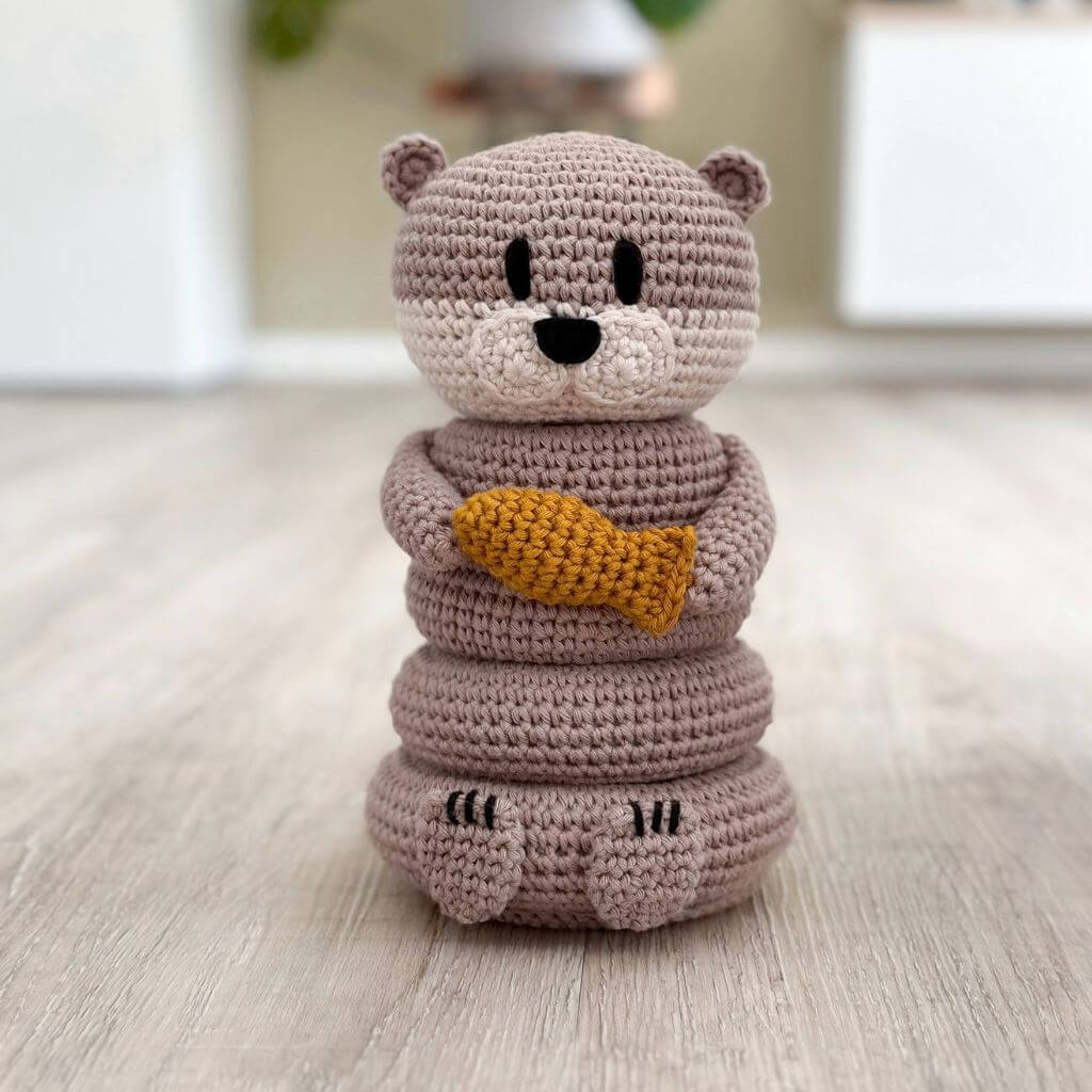 AO Design Pattern Stapelturm Otter Häkelanleitung - AO Design (PDF) bei bei bei bei bei bei bei bei bei bei Lieblingsgarn