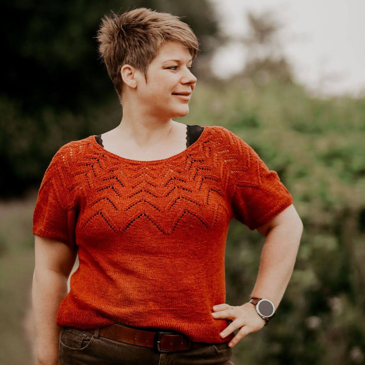 Appelbanne Design Pullover Mandala Shirt Strickanleitung - Appelbanne Design (PDF) bei bei bei bei bei bei Lieblingsgarn