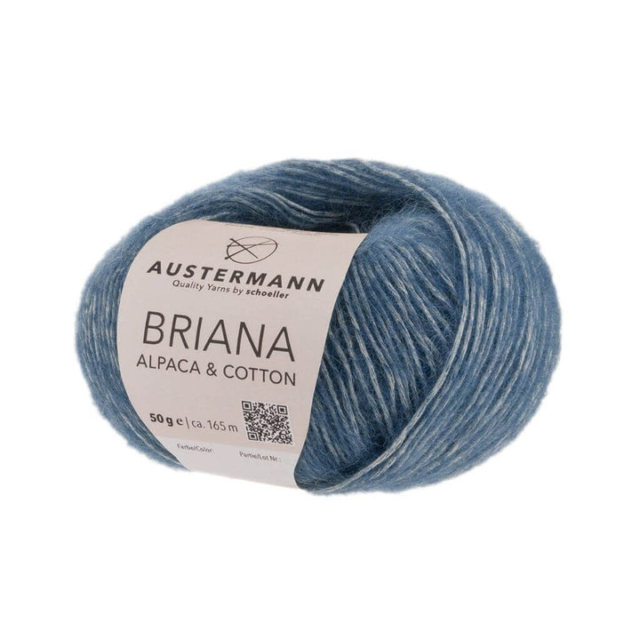 Austermann Briana Alpaca &amp; Cotton 50g, Farbe 07 Jeans – Alpaka und Baumwolle bei Lieblingsgarn