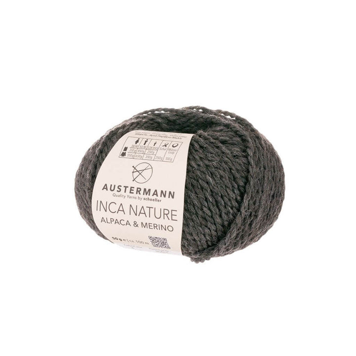 Austermann Inca Nature, Farbe 4 anthrazit me – Alpaka und Schurwolle bei Lieblingsgarn