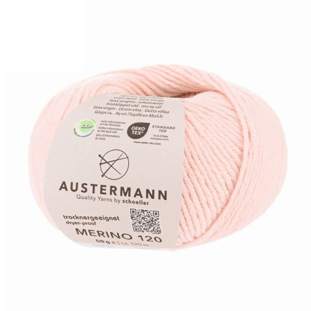 Austermann Merino 120 Exp, Farbe 166 Puder – Merino und Schurwolle bei Lieblingsgarn
