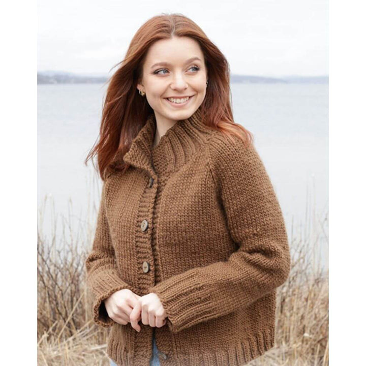 Drops Design Pattern Damen Jacke Autumn Amber Cardigan Strickanleitung - Drops (PDF) bei bei bei bei bei bei Lieblingsgarn