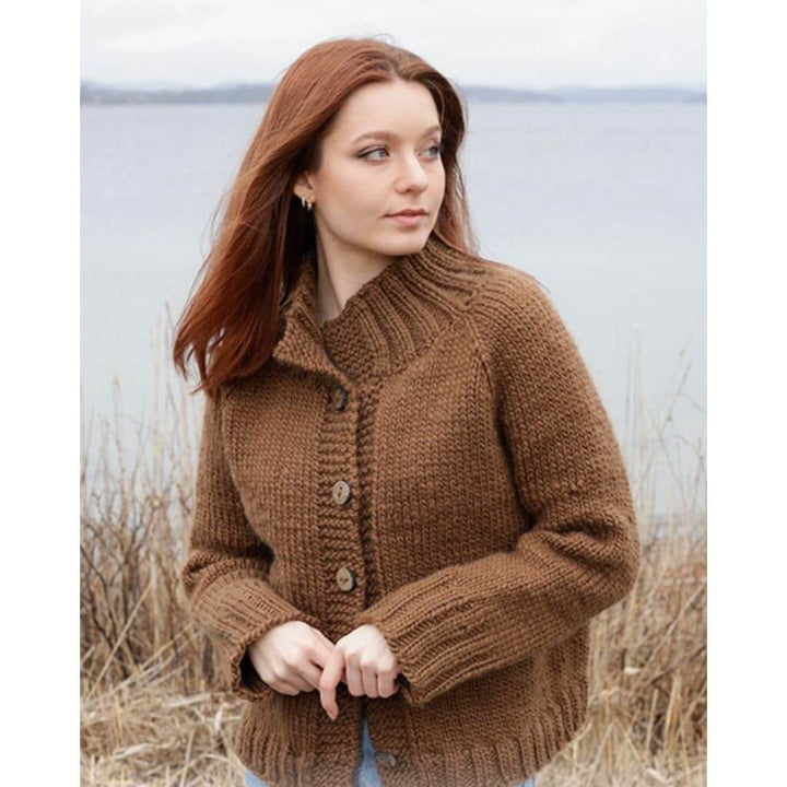 Drops Design Pattern Damen Jacke Autumn Amber Cardigan Strickanleitung - Drops (PDF) bei bei bei bei bei bei Lieblingsgarn