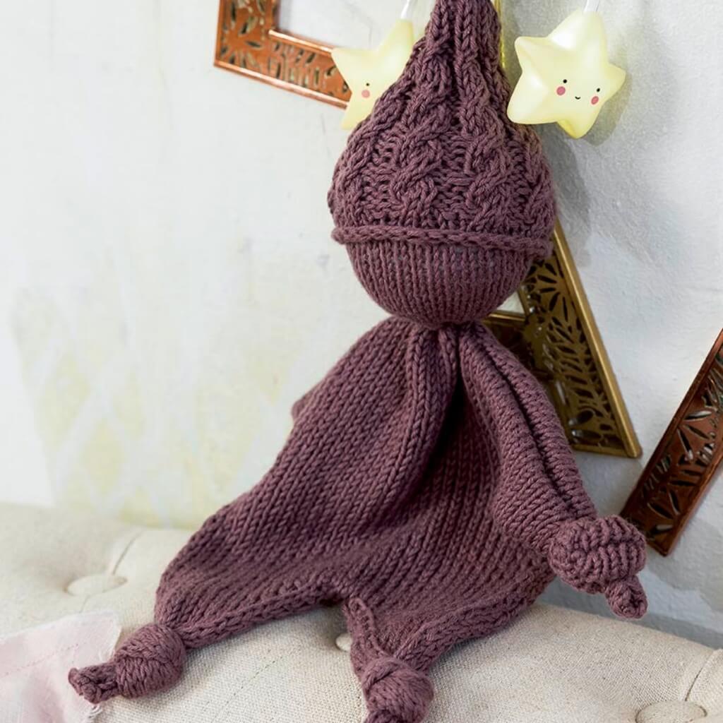 Lang Yarns Pattern Schnuffeltuch Knotenmann Strickanleitung - Lang Yarns (PDF) bei bei bei bei bei bei bei Lieblingsgarn