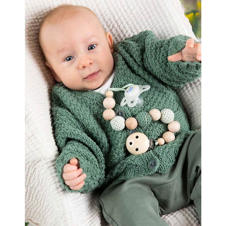 Lang Yarns Pattern Babyjacke mit Schachbrettmuster Strickanleitung - Lang Yarns (PDF) bei bei bei bei bei bei Lieblingsgarn